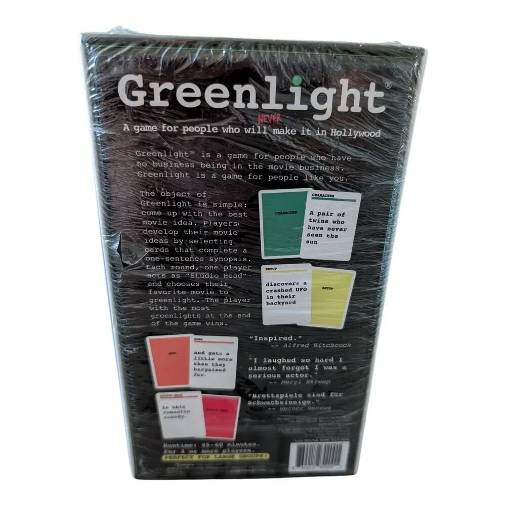 Greenlight A Game for People Who Will Never Make it in Hollywood 495 Cards